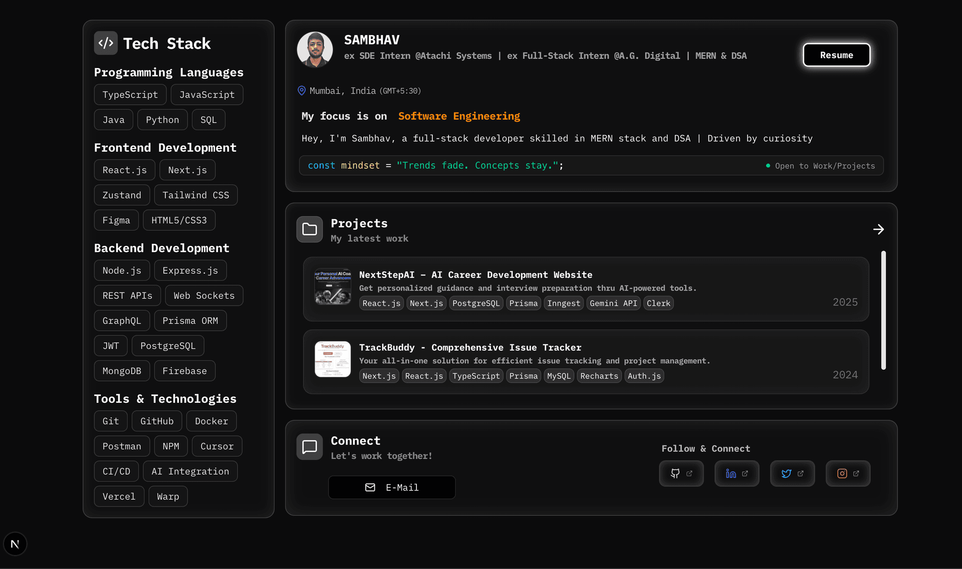 Portfolio Website