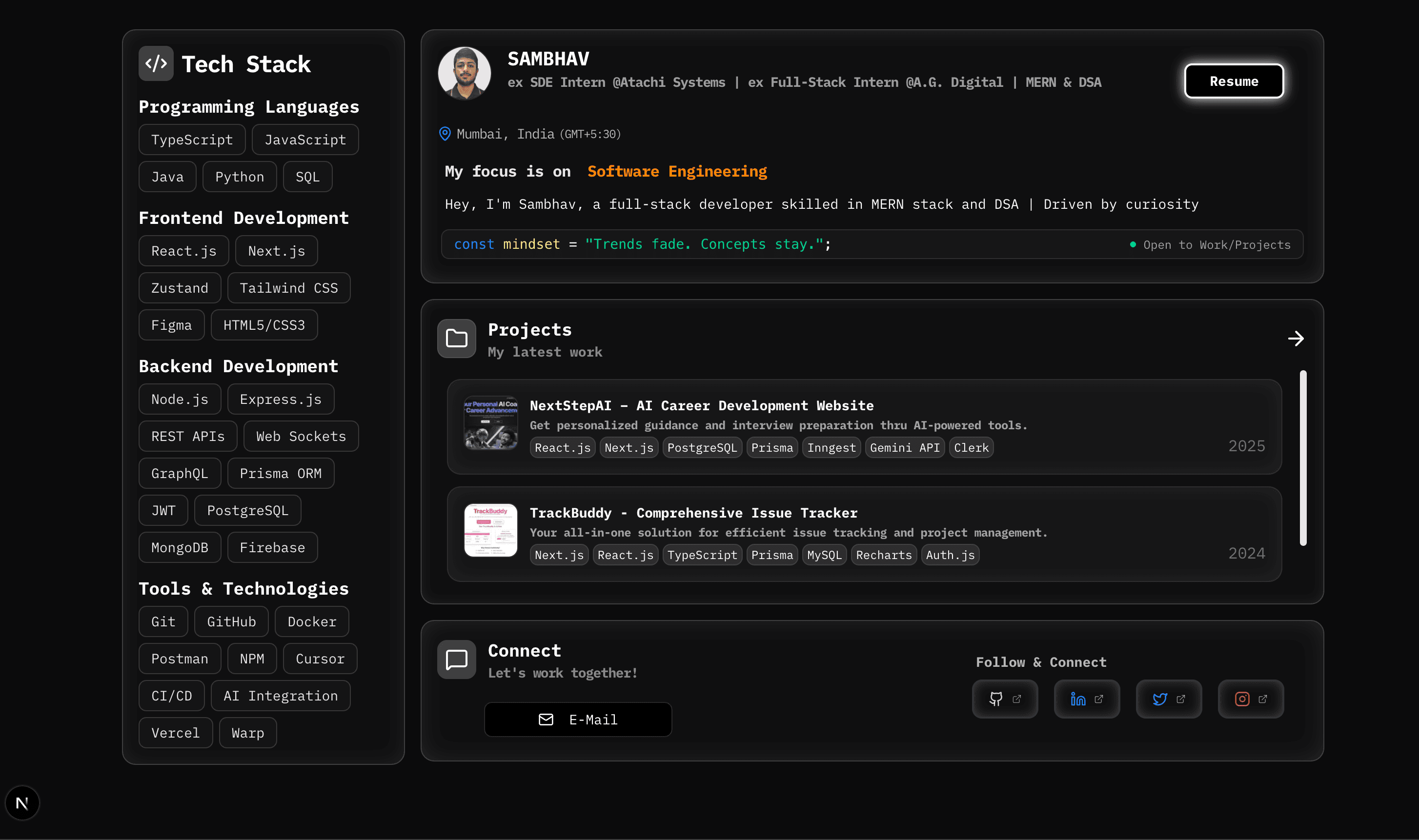 Portfolio Website